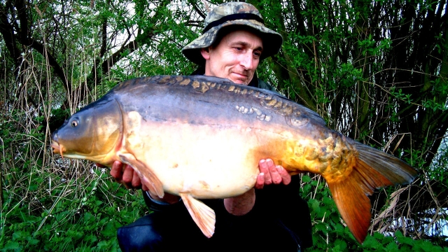 The first fish of a three fish evening catch at 29.14lb