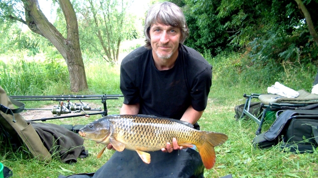 Not big but this is not a fast growing strain and this fish is at least 15 years plus. however they dont half go and they are not easy to catch!