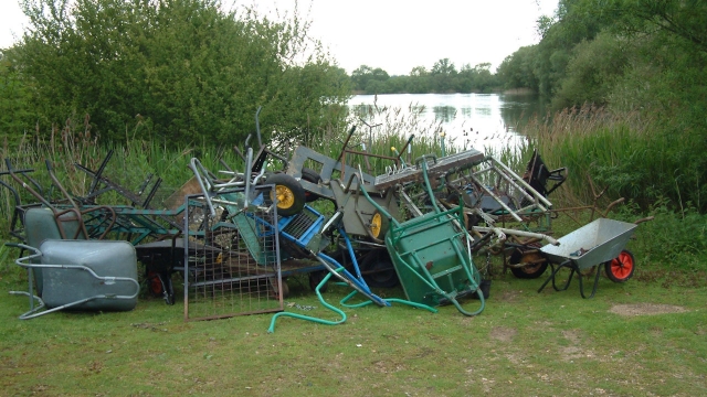 The end of an era, after the car-park cleanup 2008