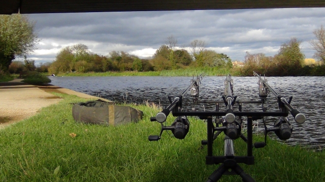 Under the a14 bridge waiting for a run. 2011