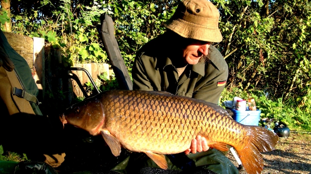 Thought this was a tench until it swirled heavily in the margin and went straight into the net! @ 21.12lb july 2007