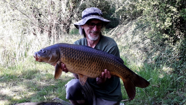1st May 2018 and my first from this water in a number of years. taken off the top on my floating combi-rig