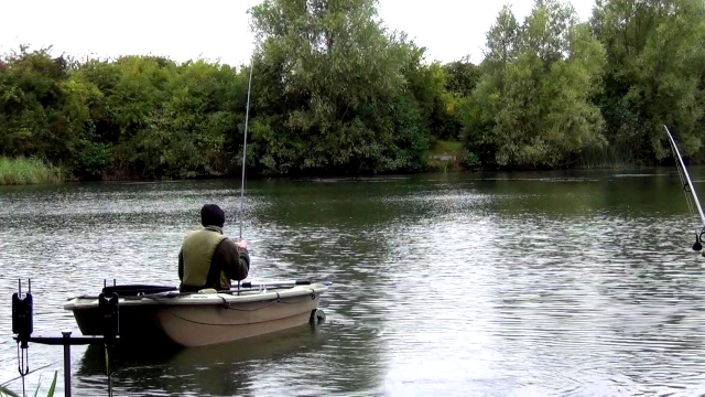 Out in the boat for a snagged fish from episode 13 of the woolpack lake 8 2015