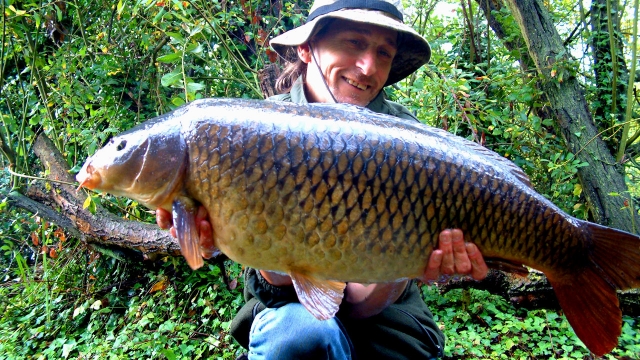 This is the fourth fish at 26.12lb that i managed from this area after a prolonged baiting campaign to clear the weed and encourage the carp