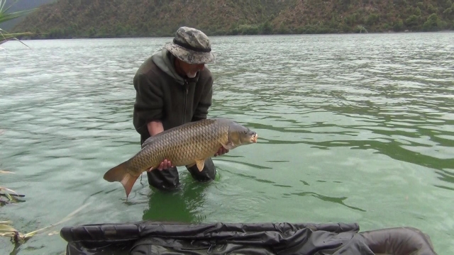 Fifth fish and well pleased at getting results in such tough conditions