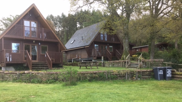 Self Catering Norwegian Lodges with two coarse lakes