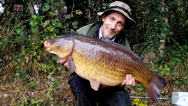 A very plump 26lb+ common in late october 2009, this one came to a winter version of my berry boilie